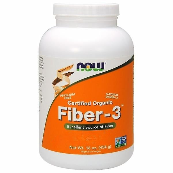 NOW FOODS Fiber-3 – šķiedrvielas 454 g