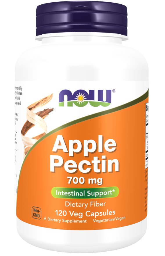 NOW FOODS ābolu pektīns - ābolu pektīns 700 mg 120 kaps.