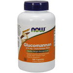 NOW FOODS Glikomanāns glikomannāns 575 mg - Konjac sakne 180 kaps.
