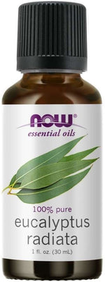 NOW FOODS 100 % eikalipta ēteriskā eļļa – Eucalyptus Radiata 30 ml