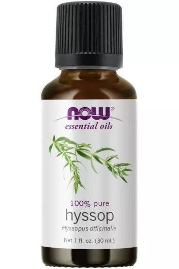 Now Foods Hyssop - 100% isopas eļļa 30 ml