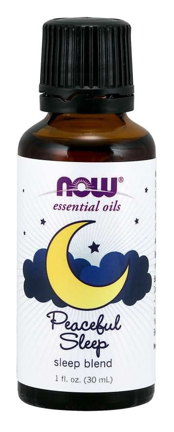 NOW FOODS 100 % mierīga miega eļļu maisījums 30 ml