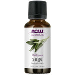 NOW FOODS 100 % salvijas eļļa – salvijas – salvijas 30 ml