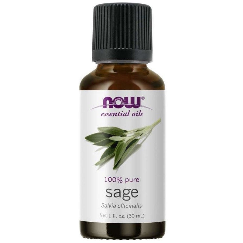 NOW FOODS 100 % salvijas eļļa – salvijas – salvijas 30 ml
