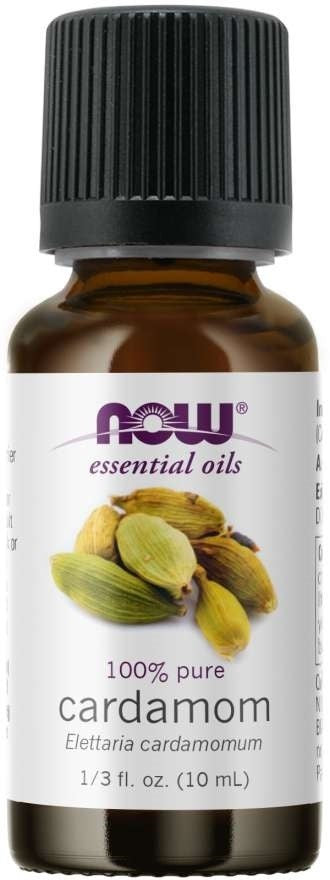 NOW FOODS 100 % kardamona eļļa – kardamons 10 ml