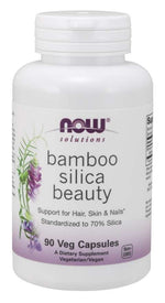 NOW FOODS Bamboo & Silica Flavor Beauty 90 kapsulas