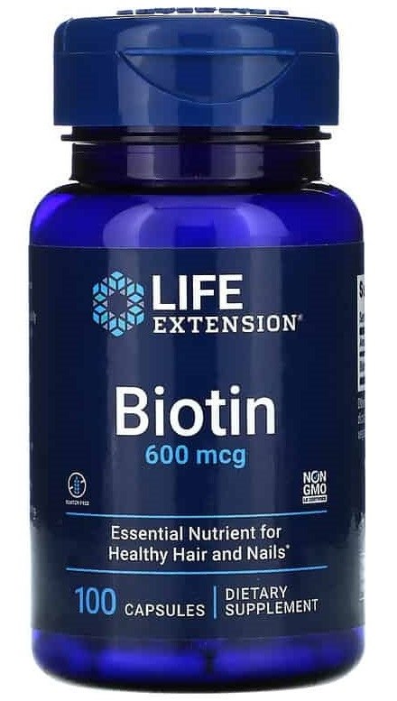 Life Extension Biotīns - Biotīns 100 kapsulas