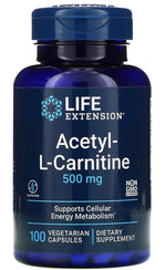 Life Extension Acetyl-L-carnitine 500 mg 100 kapsulas
