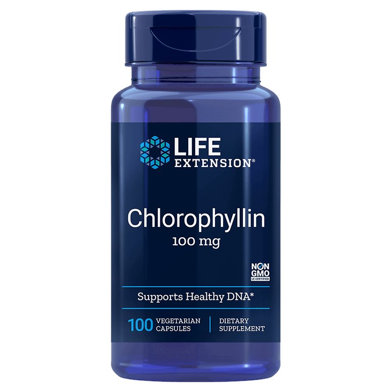 Life Extension Chlorophyllins – hlorofilīns 100 mg 100 kapsulas
