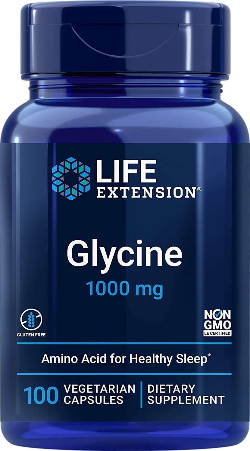 Life Extension Glicīns - Glicīns 100 kaps.