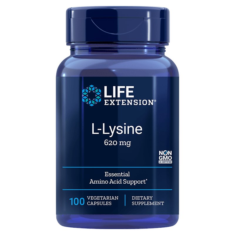 Life Extension L-lizīns 100 kapsulas