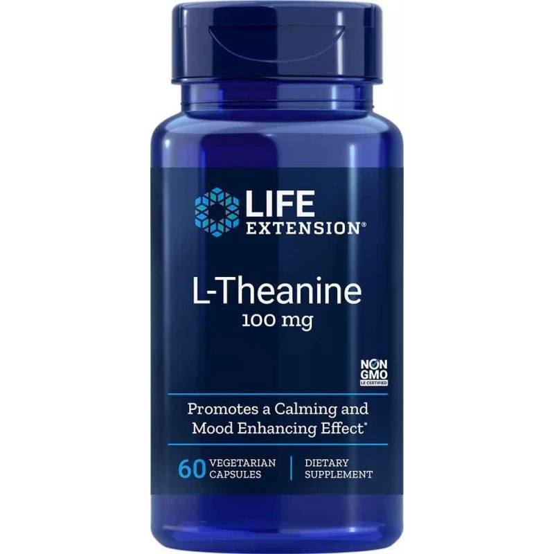 Life Extension L-teanīns 100 mg 60 kapsulas