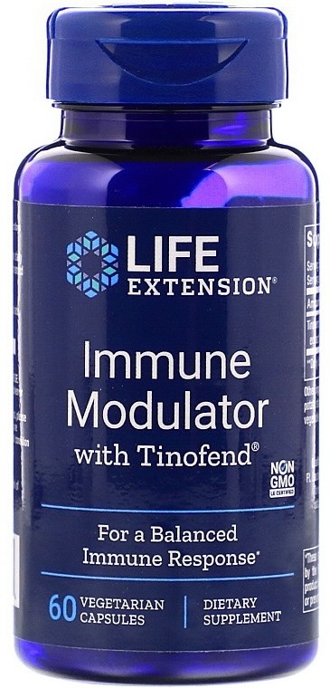 Life Extension Imūnmodulators ar Tinofendu 60 kaps.