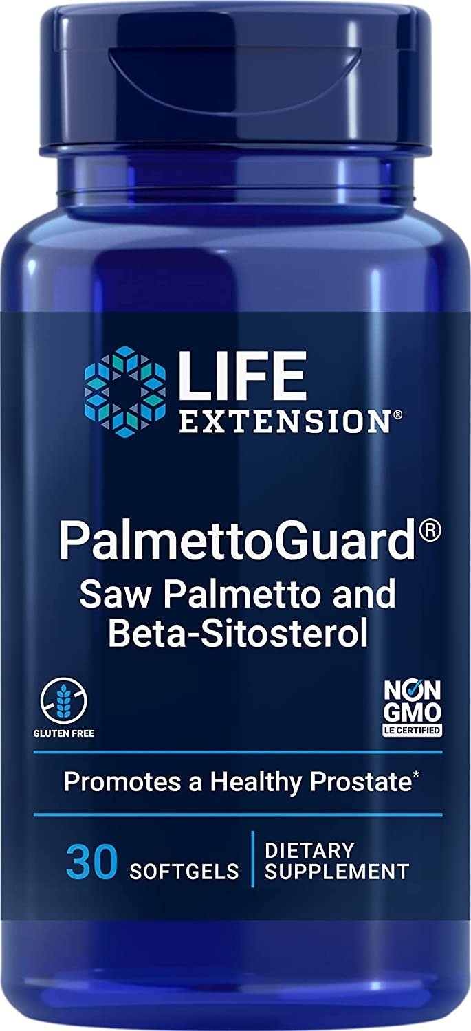 Life Extension PalmettoGuard Sabalpalma ar beta-sitosterolu, 30 kapsulas