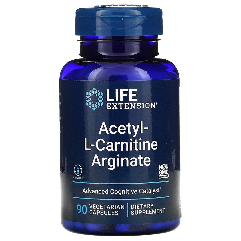Life Extension Acetil-L-karnitīna argināts 90 kapsulas