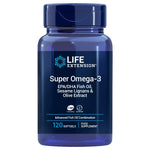 Life Extension Super Omega-3 EPA/DHA ar sezama lignāniem un olīveļļas ekstraktu 120 mīkstās kapsulas