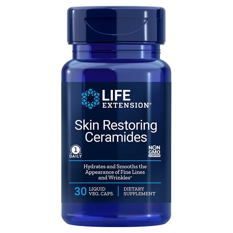 Life Extension Ādu atjaunojošie keramīdi 30 kapsulas