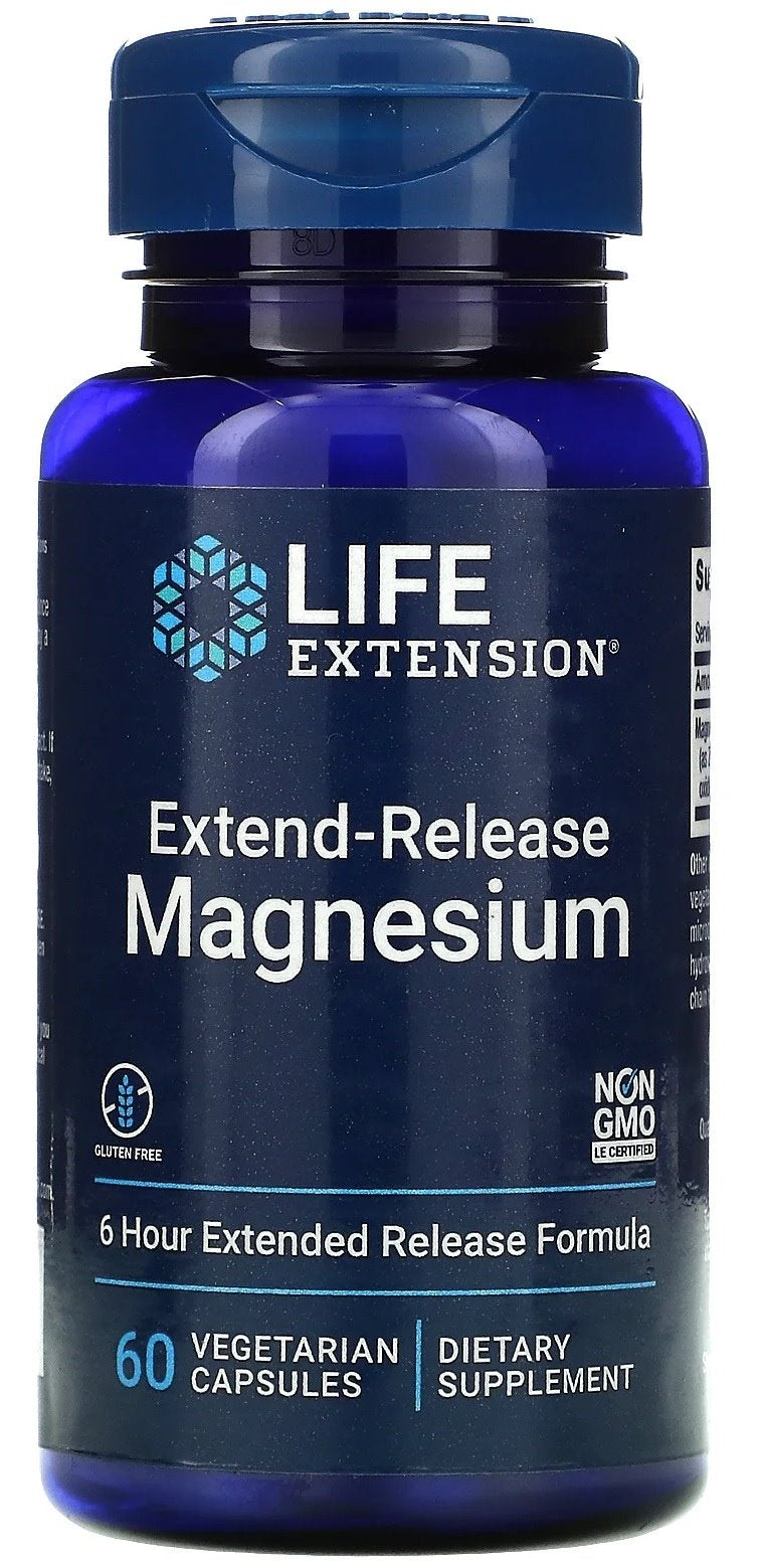 Life Extension Magnijs ar ilgstošu atbrīvošanos 60 kapsulas