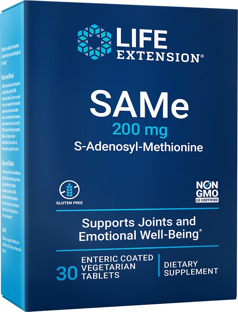 Life Extension SAMe 200 mg 30 tabletes