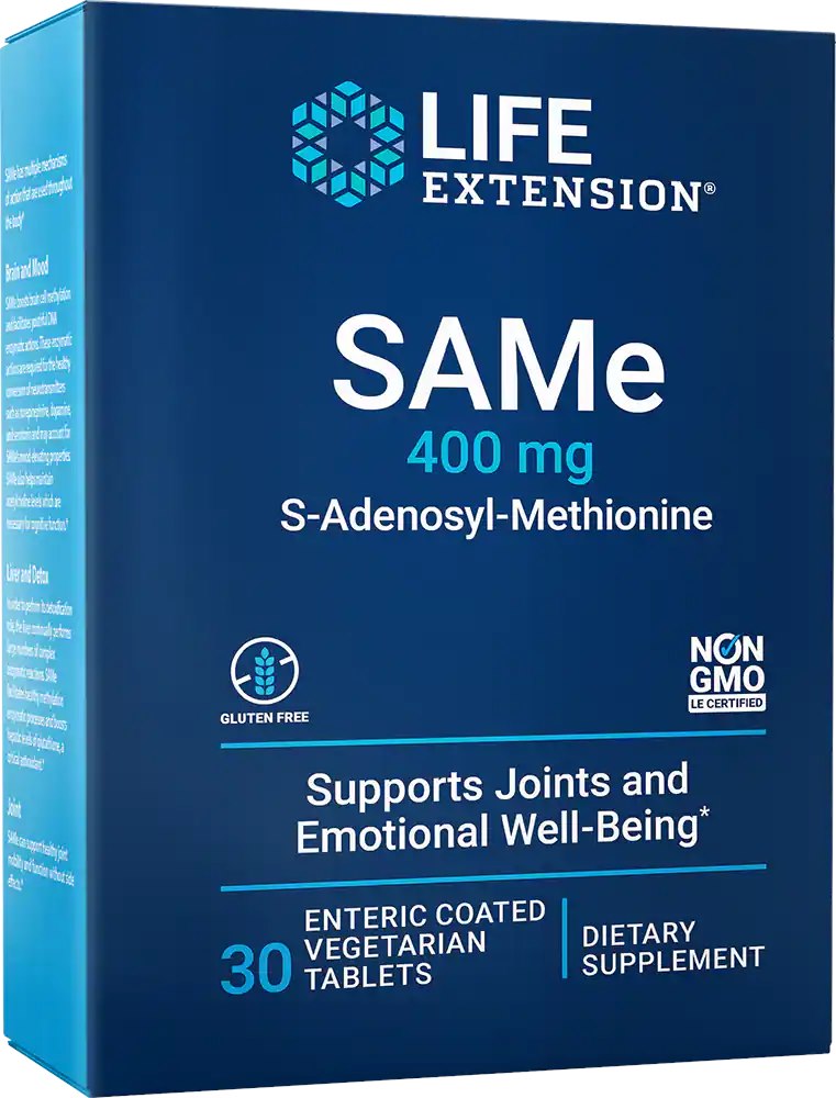 Life Extension SAMe 400 mg 30 tabletes