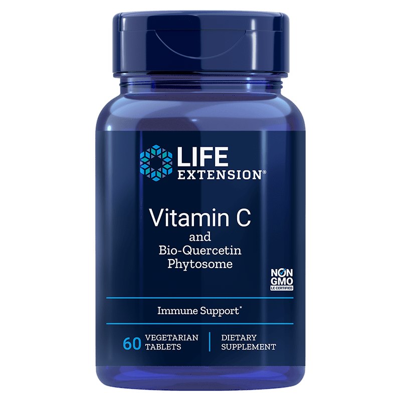 Life Extension C vitamīns un biokvercetīna fitosoms 60 tabletes