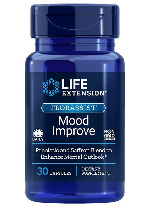 Life Extension Florassist garastāvokļa uzlabošanas līdzeklis 30 kapsulas