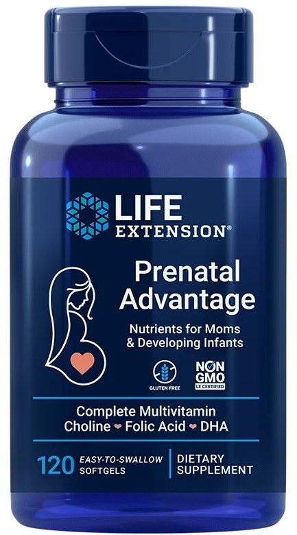 Life Extension Prenatālās priekšrocības 120 kapsulas