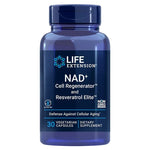 Life Extension NAD+ Cell Regenerator and Resveratrol Elite 30 kapsulu