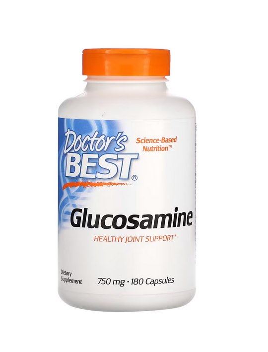 DOCTOR'S BEST glikozamīns 180 kapsulas