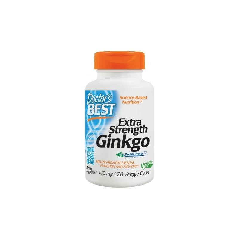 Doctor's Best ginka ekstrakts 120 kapsulas