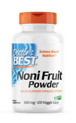 DOCTOR'S BEST noni augļa pulveris 650 mg 120 kapsulas