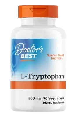 DOCTOR'S BEST L-triptofāns 500 mg 90 kapsulas