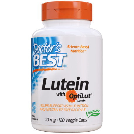 DOCTOR'S BEST Luteīns un zeaksantīns – OptiLut 120 kapsulas