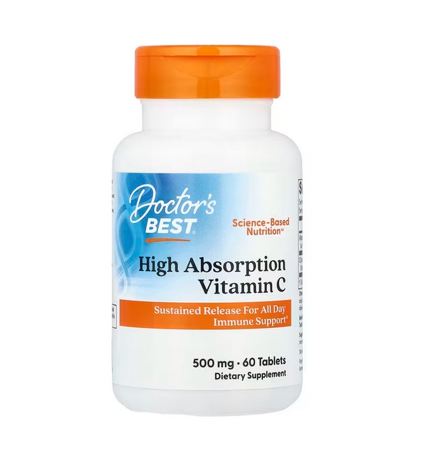DOCTOR'S BEST C vitamīns PureWay-C 60 tabletes