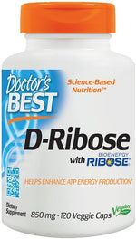 DOCTOR'S BEST D-riboze – D-riboze 850 mg 120 kapsulas