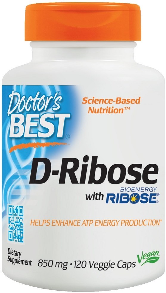 DOCTOR'S BEST D-riboze – D-riboze 850 mg 120 kapsulas