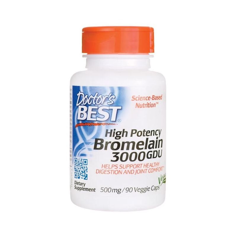 Doctor's Best bromelīns 90 kapsulas
