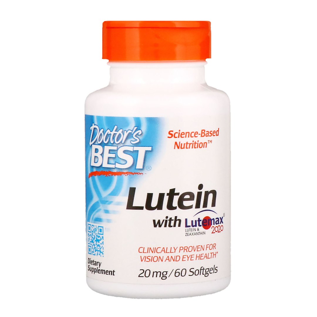 DOCTOR'S BEST Luteīns un Zeaksantīns — Lutemax 60 kapsulas