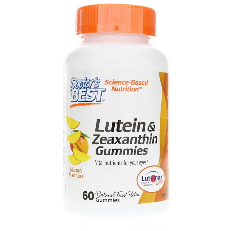 DOCTOR'S BEST Luteīna un zeaksantīna gumijas lācīši 60 gumijas lācīši