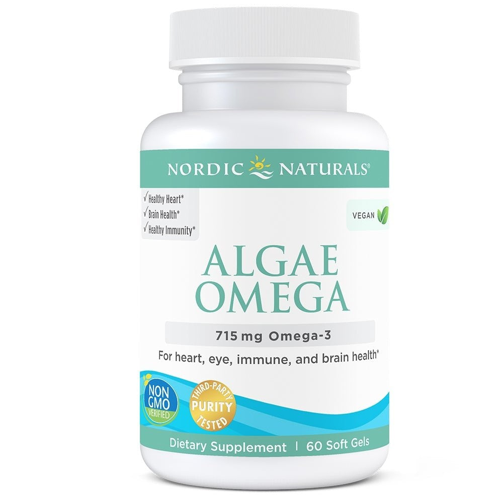 NORDIC NATURALS aļģu omega 60 kapsulas