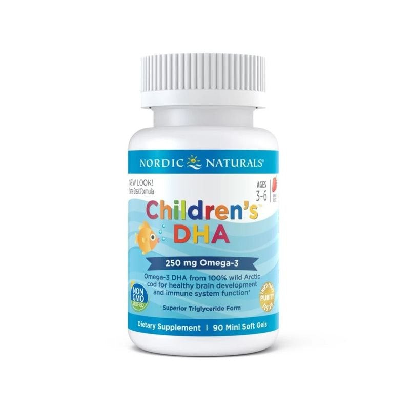 NORDIC NATURALS DHA bērniem 250 mg 90 kapsulas