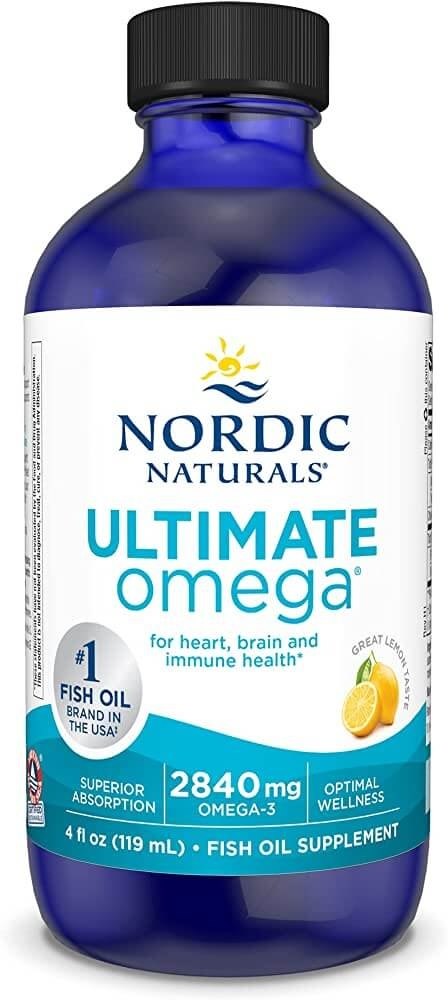 NORDIC NATURALS Ultimate Omega, ar citronu garšu, 2840 mg 119 ml