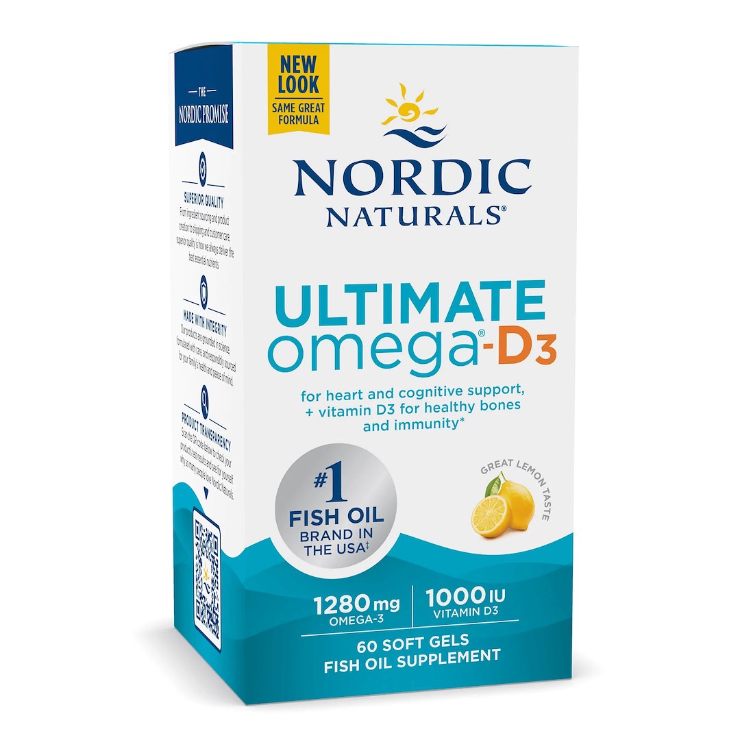 NORDIC NATURALS Ultimate Omega-D3 60 kapsulu