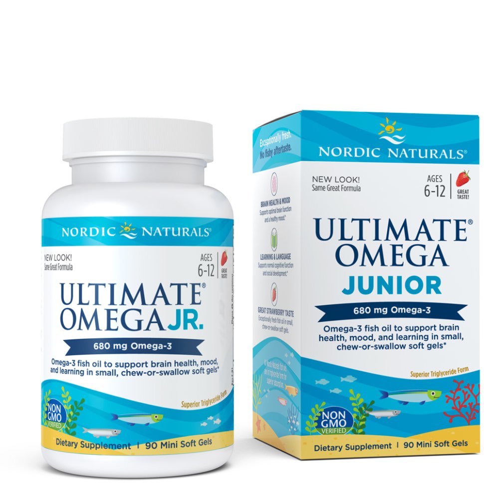 NORDIC NATURALS Ultimate Omega Junior 340 mg 90 kapsulas