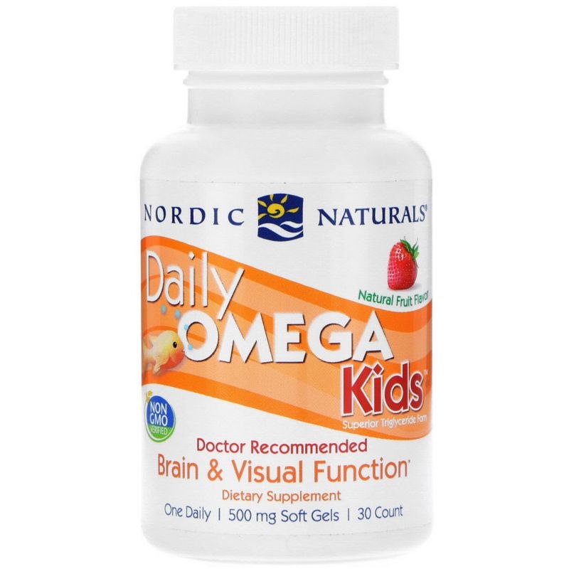 NORDIC NATURALS Daily Omega Kids 30 kapsulu