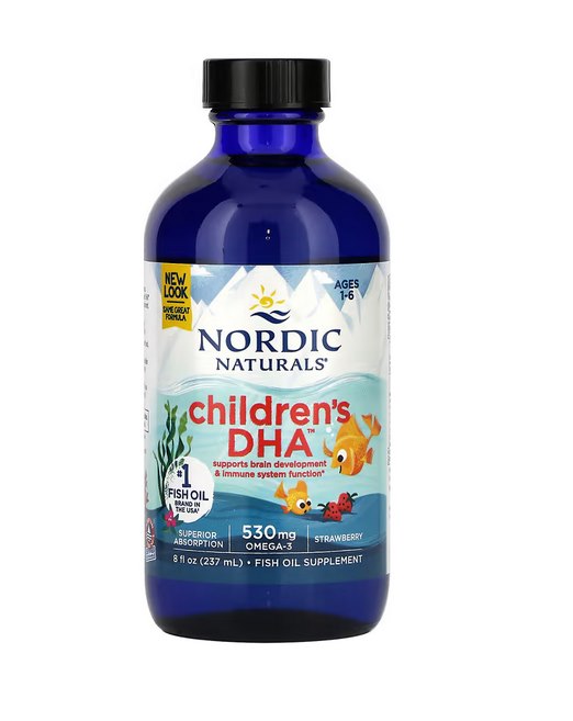 NORDIC NATURALS bērniem paredzēta DHA 530 mg 237 ml
