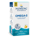 NORDIC NATURALS Omega-3, ar citronu garšu, 120 kapsulas