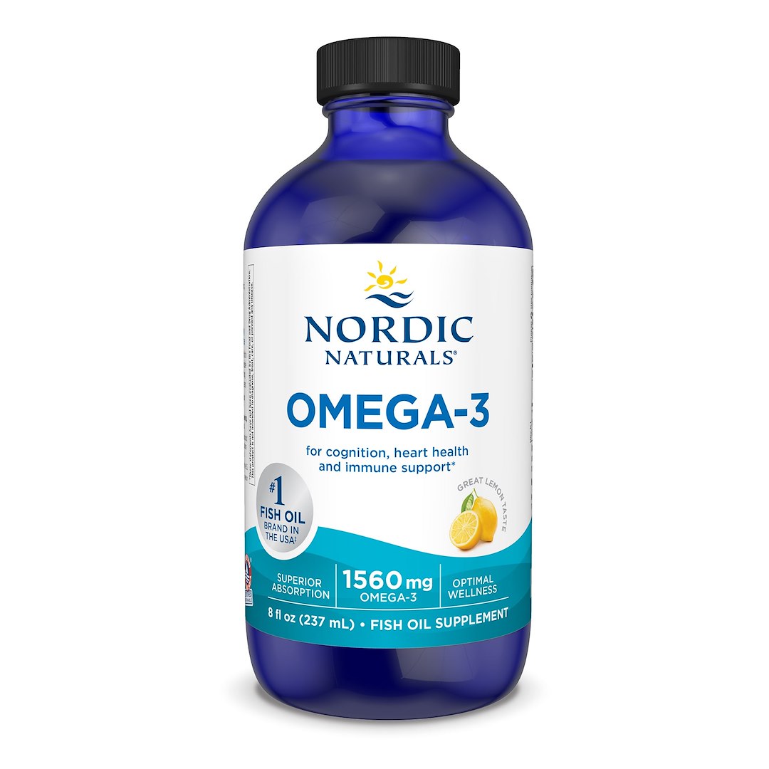 NORDIC NATURALS Omega-3, ar citronu garšu, 1560 mg 237 ml