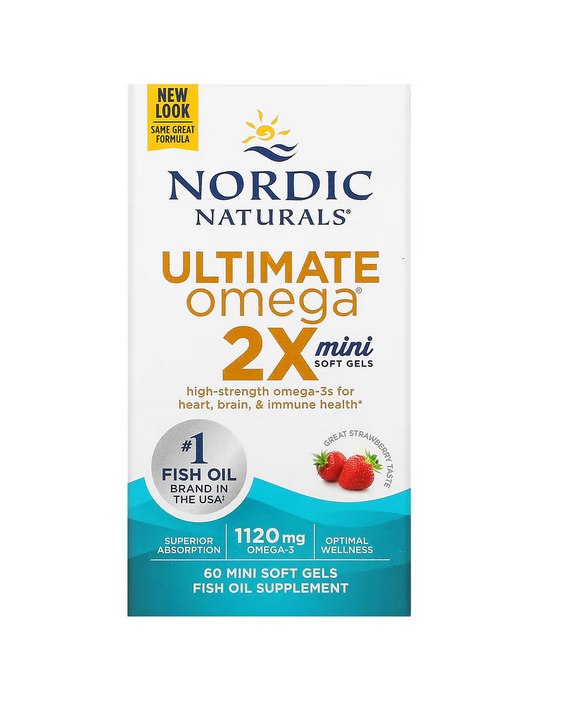 NORDIC NATURALS Ultimate Omega 2X Mini 60 kapsulu