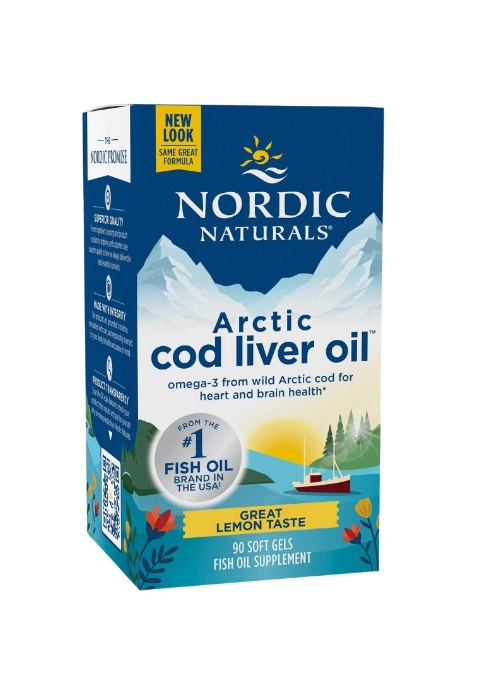 NORDIC NATURALS Arktikas mencu aknu eļļa ar citronu 90 kapsulas